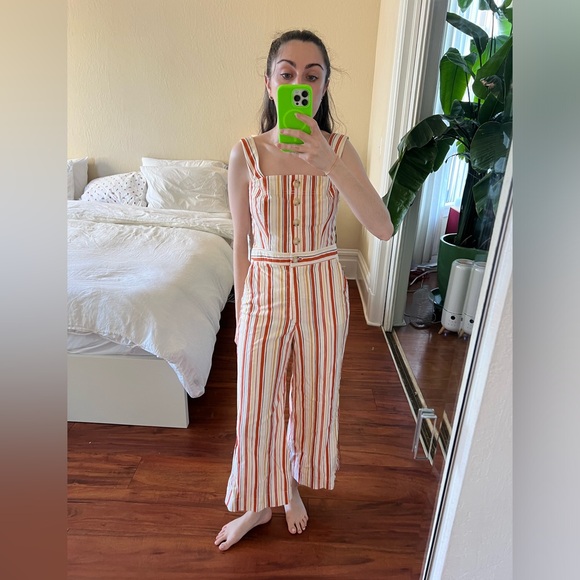 Maeve Portside Striped Jumpsuit - Picture 4 of 5